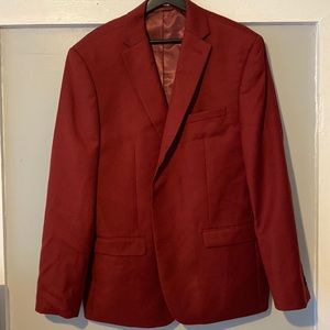 Bar III slim fit red blazer 44R